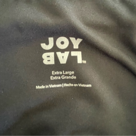 JOY LAB LEGGINGS BLACK WITH MULTICOLOR DESIGN SIZE XL - Picture 4 of 8